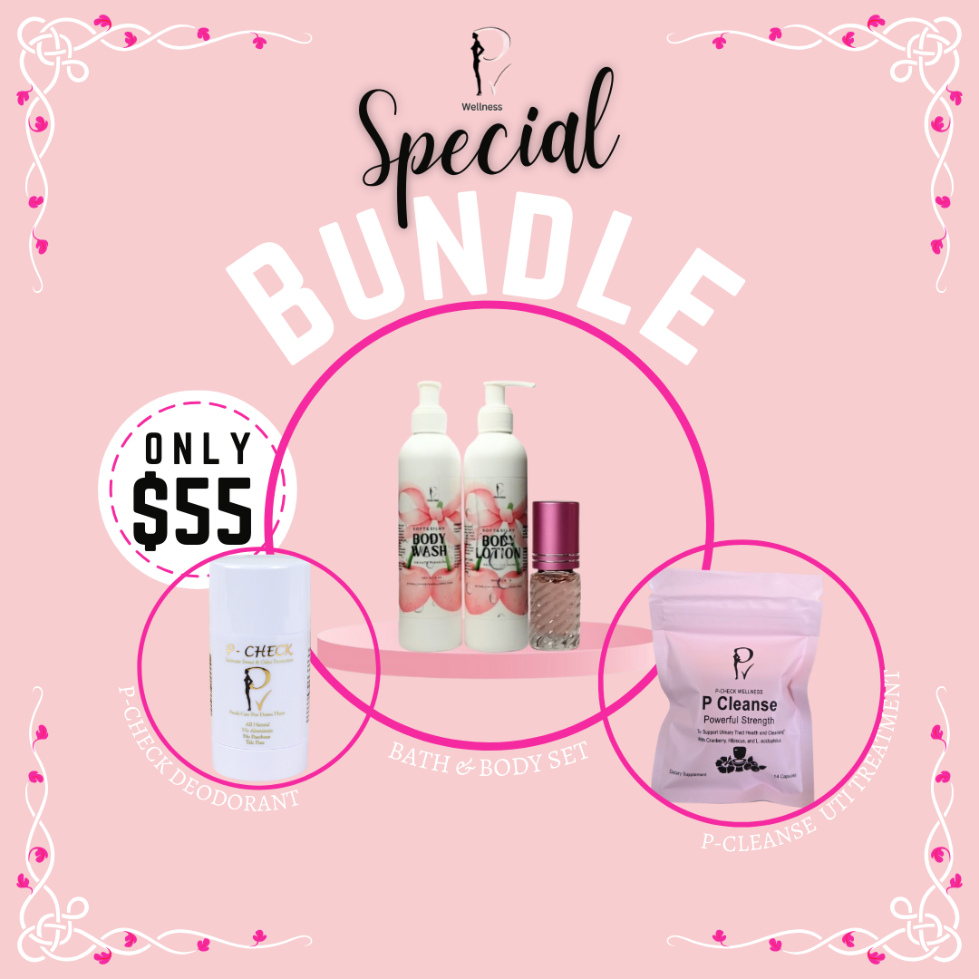 P-Check & P-Cleanse with Bath & Body Set
