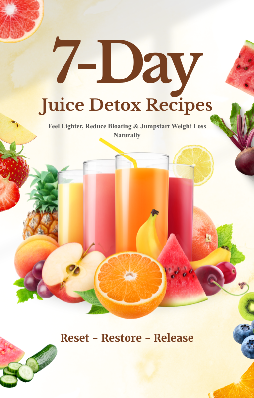 7 DAY DETOX (RECIPES) INCLUDED BONUS 7 DAY POST DETOX MEAL PLAN & RECIPES (VEGAN FRIENDLY)